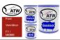 Preview: Ford, Vermillion, F1 / M6886: 1L Lackdose + 1L Klarlack + 500ml Härter - Set, von ATW Autoteile West.